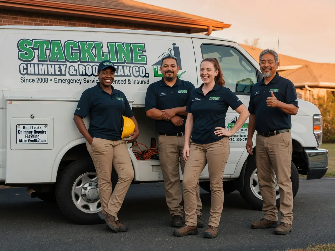 Chimney flashing repair company in Golden Eagle, IL